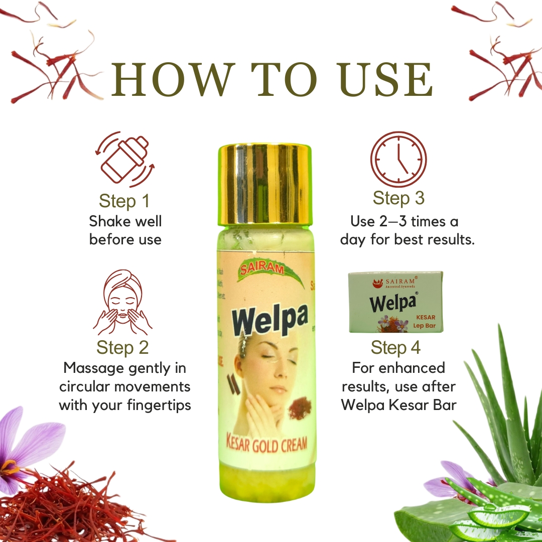 Welpa Kesar Gold Cream - Image 3